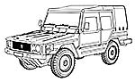 0,5t Light truck 4x4 Iltis