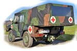 0,5t Light truck 4x4 Iltis SAN w/medical mission kit
