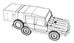0,5t Light truck 4x4 Iltis SAN w/medical mission kit