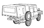 0,5t Light truck 4x4 Iltis SAN w/medical mission kit