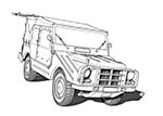 0,25t 4x4 truck Munga F 91/4