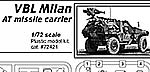 ПТРК Milan на шасси VBL 
