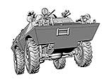 V-100 (XM-706 E1) разведывательно-дозорная /патрульная машина