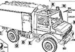Unimog U1300L 4x4 КУНГ медицинский/командный