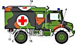 Unimog U1300L 4x4 КУНГ медицинский/командный
