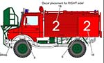 Unimog U 1300L Feuerlösch Kfz TLF 1000