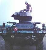 V-100 with XM-174 automatic grenade launcher