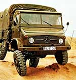 Unimog S 404 pickup with folding cab top