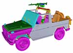LKW 0,5t gl Offener wagen (коротка база)