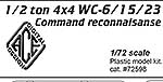 1/2 ton 4x4 Command Reconnaissance WC-6/15/23 